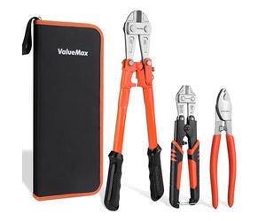 ValueMax Juego de alicates cortapernos de 3 piezas
