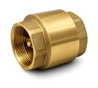 Valvula Antiretorno 1/2" Tipo York con Clapeta en Laton y Muelle Acero Inoxidable PN16 Maximo 120 Grados para Agua Instalaciones Fontaneria y Sistemas Hidraulicos · FLUVIA