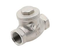 Válvula antirretorno horizontal de boca alambre acero inoxidable 304, rosca hembra 1/2, 3/4 y 1 pulgada(1/2inch)