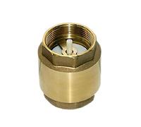 Válvula antirretorno Latón. Válvula de retención rosca 1 1/2" latón, 50 mm de diámetro, para Control de agua. Válvula de retención de caudal
