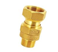 Válvula antirretorno para contador de agua de latón, válvula unidireccional de cobre 3/4", 1", 1¼" pre/post contador, alto caudal Conexión rápida(3/4'' B)