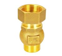 Válvula antirretorno vertical de alto caudal de latón, válvula antirretorno tipo unión para tubería de agua 3/4" o 1", rosca interna/externa Conexión rápida(3/4'' inner to outer)