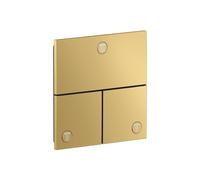 Válvula AXOR ShowerSelect ID de hansgrohe, 3 consumidores, empotrada, angular, 36780990, Color: Óptica Oro Pulido