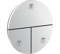 Válvula AXOR ShowerSelect ID de hansgrohe, 3 consumidores, empotrada, redonda, 36779000, Color: cromado