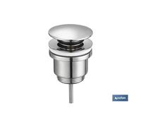Válvula click-clack con tapón grande ø63 mm