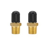 Válvula de Aire, 2 Piezas 1/4 Pulgadas NPT MPT Válvula de Llenado de Tanque de Latón para Tanque de Compresor de Aire Válvula de Llenado del Tanque del Aire para Coche, Motocicleta