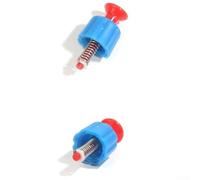 Válvula de alivio de presión de 2 piezas para aplicaciones de pulverizador de mochila, incluyendo modelos de compresor de aire de 3 L, 5 L y 8 L (azul)
