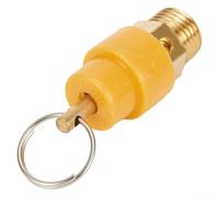 Válvula de alivio de seguridad para compresor de aire de rosca BSP de 1/4 3/8 1/2 pulgadas para controlar la acumulación de presión en equipos de compresión (1/4)