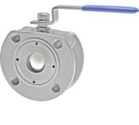 Válvula de bola compacta de brida de 2 vías de acero inoxidable 1.4408 DN 15 PN 40