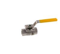 Válvula de bola de acero inoxidable de 2 vías para gas Rp 1/2 pulgadas