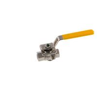 Válvula de bola de acero inoxidable de 2 vías para gas Rp 3/8 pulgadas