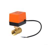 Válvula de bola motorizada AC220V DN25 Válvula eléctrica de latón con control de 3 cables Rosca G1 Inch Funcionamiento rápido para tratamiento de agua Riego Flujo industrial