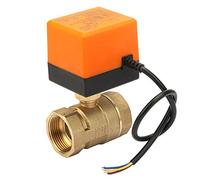 Válvula de Bola Motorizada, DC 12V 6W DN32 Utilizado para el Sistema de Control de Agua y Fan Coil del Aire Acondicionado