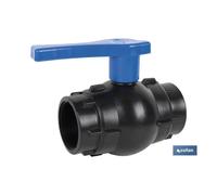 Válvula de bola rosca h-h pp pn16 2 1/2 x 2 1/2