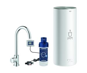 Válvula de columna GROHE Red Mono y caldera tamaño L, caño C, cromo, 30080001