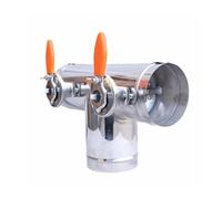 Válvula de conducto de aire con compuerta de ventilación de acero inoxidable de 3 vías, diámetro exterior de 51 mm a 150 mm.(80mm)