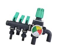 Válvula de control de pulverizador agrícola, interruptor distribuidor de agua de 3 vías, colector ABS de alta presión para granja, jardín, acuicultura