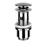 Válvula de desagüe Gessi Stop&Go 1 1/4 para lavabos con rebosadero, válvula de vástago mín. 64mm/máx. 85mm, 1422, 01422031, Color: cromado