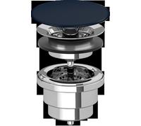 Válvula de desagüe Villeroy & Boch, sin cierre, 121x215x68mm, 680800R6, Color: Nightfall CeramicPlus