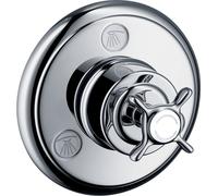 Válvula de desagüe y desvío AXOR Montreux de hansgrohe, Trio / Quattro, empotrada, 16830310, Color: Oro rojo cepillado