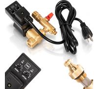 Válvula de drenaje electrónica automática para EDV200 EDV2000, 1/4 NPT, 110 | Drenaje de condensado programado con orificio de 0.43 pulgadas para compresores, receptores de aire, secadores