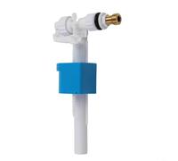 Válvula de entrada de inodoro con control de volumen de agua ajustable y colocaciones de latón para color blanco de compatibilidad del tanque