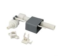 Válvula de entrada de tanque de agua en pared, conexión G1/2 o G3/8 para cisternas ocultas, válvula de llenado de plástico que ahorra espacio para sistemas de inodoro modernos de baño, color blanco (3