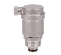 Válvula de escape de tubería DN15/DN20, válvula de ventilación automática de acero inoxidable para una liberación eficiente de aire de fontanería (DN25)