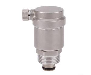 Válvula de escape de tubería DN15/DN20, válvula de ventilación automática de acero inoxidable para una liberación eficiente de aire de fontanería (DN25)