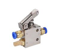 Válvula de escape TAC2-31P-34C mecánica palanca rodillo 2 posiciones y 3 vías neumática Interruptor rosca interna 1/8" con accesorios(12MM)