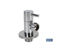 Válvula de escuadra 1/2 x 1/2 modelo lux