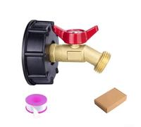 Válvula de latón para manguera de fontanería nominal para 125 PSI y 71.1 °C para un uso fiable en exteriores (A + tapa superior IBC)