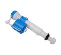 Válvula de llenado de cisterna de inodoro de entrada inferior G1/2, altura ajustable, llenado silencioso, plástico resistente, fácil control de presión manual, 21-32 cm, compatible con tanque de