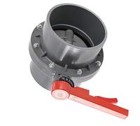 Válvula De Mariposa De PVC, Tipo Soldadura Por Encastre, 90mm, 110mm, 125mm, 160mm Y 200mm, Con Palanca Manual Y Diseño Monobloque For Sistemas De Riego.(Plastic handle,110mm)
