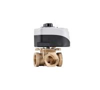 Válvula de mezcla de 4 vías de 1.14 pulgadas Kv 18.0 con actuador de 3 puntos de 230V.