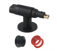 Válvula de parada angular de latón de larga duración para lavadora, 0.5 pulgadas para válvula aislante de esquina roscada BSP, control de apagado rápido para baño, cocina, fregadero, diseño de ahorro
