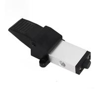 Válvula de pie neumática 4F210-08 Interruptor de aire de 1/4 pulgadas para sistemas FV320 FV420, cuerpo de aleación de aluminio con almohadilla antideslizante de goma, sellado de baja fricción para