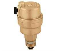 Válvula de purga de aire automática ROBOCAL con válvula de pie, descarga horizontal de 3/8" x 1/2", paquete de 10
