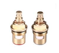 Válvula de recambio para grifo con cartucho de vástago cerámico de latón, de cuarto de vuelta, G1/2", diámetro de estrías de 8,2 mm, 20 dientes, cartucho para grifo