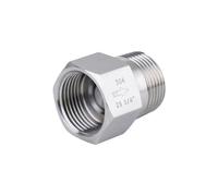 Válvula de retención de acero inox 304 resistente a altas temperaturas | Válvula de retención de acero inox 304, conexión BSP hembra/macho, resistente a alta temperatura, 1 unidad(Male to Male)