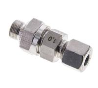 Válvula de retención hidráulica Anillo de corte 10S (M18x1,5) y G3/8'' Acero inoxidable macho 1-400bar (15-5800)psi Tubo-Rosca ISO 8434-1
