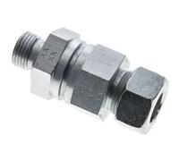 Válvula de retención hidráulica Anillo de corte 18L (M26x1,5) y G1/2'' Acero macho 1-160bar (15-2320)psi Rosca-Tubo ISO 8434-1