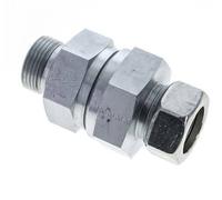 Válvula de retención hidráulica Anillo de corte 28L (M36x2) y G1'' Acero macho 1-100bar (15-1450)psi Rosca-Tubo ISO 8434-1