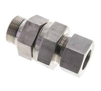 Válvula de retención hidráulica Anillo de corte 30S (M42x2) y G1-1/4'' Acero inoxidable macho 1-250bar (15-3625)psi Rosca-Tubo ISO 8434-1