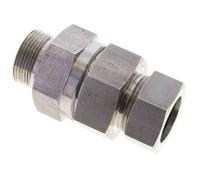 Válvula de retención hidráulica Anillo de corte 35L (M45x2) y G1-1/4'' Macho Acero inoxidable 1-100bar (15-1450)psi Tubo-Rosca ISO 8434-1