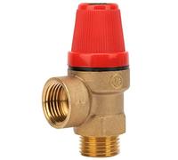 Válvula de Seguridad de Latón Premium G1/2 '' DN15 Rosca Resorte de Horno Colgante Válvula de Seguridad Válvula de Alivio de Presión(3Bar DN15)