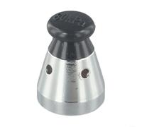 Válvula de seguridad para olla a presión, tapa de repuesto de acero inoxidable, válvula de alivio de 80 kPa para cocinas Hawkins, pieza de repuesto plateada de 1 cm de diámetro