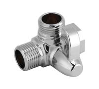 Válvula de Tres Vías Válvula de Desvío de 3 Vías Para Ducha G1/2 "t Válvula de Adaptador de Forma de Ducha Pieza de Repuesto de Componente Válvula Desviadora Válvula de