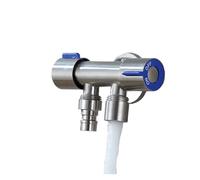 Válvula desviadora de agua de ducha de 3 vías, Control Dual, uso doble, grifo, válvulas de ángulo de llenado, lavadora, accesorios de baño(Type B)