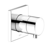 Válvula desviadora empotrada KEUCO IXMO para 3 consumidores con maneta confort, con cierre, roseta cuadrada, 59549011002, Color: Cromado